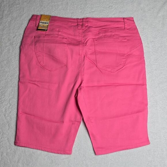 304 NWT Hybrid & Company Ultra Comfy Butt Lift Stretch Bermuda City Short Sz 20 - Picture 5 of 9